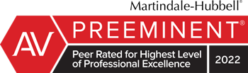Martin-Hubbell | AV | Preeminent | Peer Rated for Highest Level of Professional Excellence | 2022